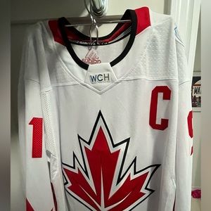 Men's Team Canada #91 Steven Stamkos White 2016 World Cup of Hockey Game Jersey